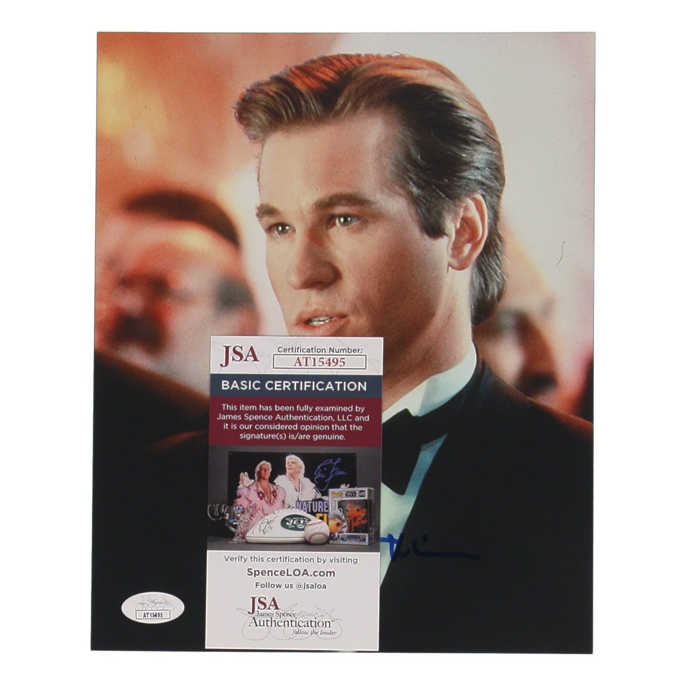 Val Kilmer Signed "Batman" 8x10 Photo (JSA) - Bruce Wayne / Batman