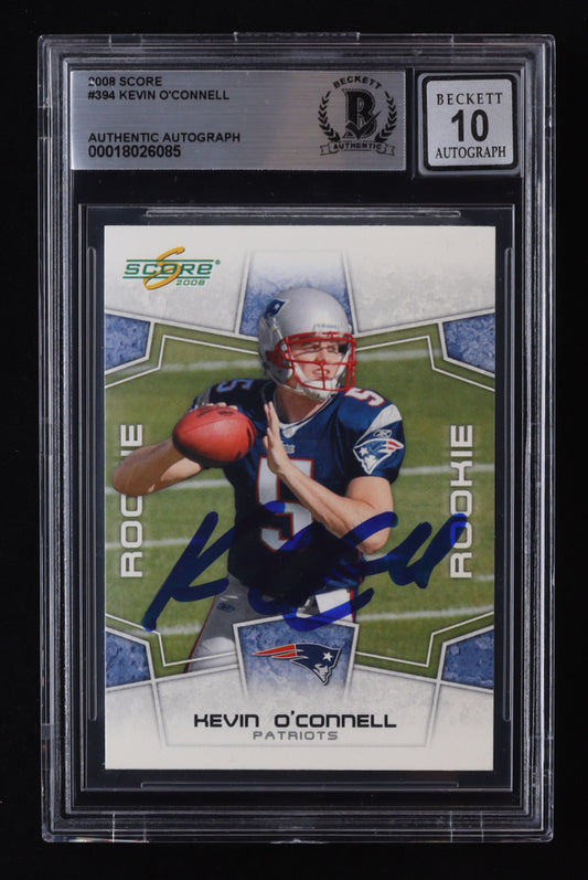 Kevin O'Connell Signed 2008 Score #394 RC (BGS) Rookie Card | Autograph Graded Beckett (BGS) 10