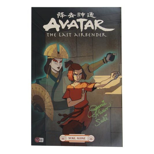 Jennie Kwan Signed "(Beckett) Avatar: The Last Airbender" 11x17 Photo Inscribed "Suki" - Suki