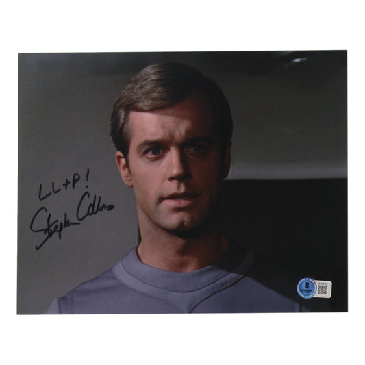 Stephen Collins Signed (Beckett) "Star Trek: The Motion Picture" 8x10 Photo Inscribed "LL + P!" - Commodore Williard Decker