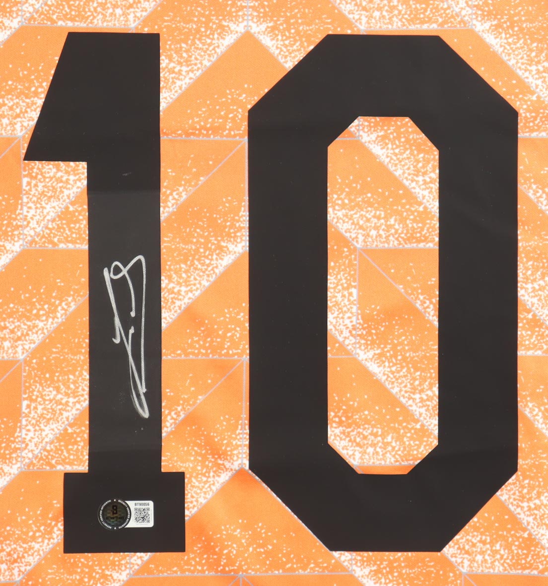 Ruud Gullit Signed (Beckett) Netherlands Adidas Authentic Jersey