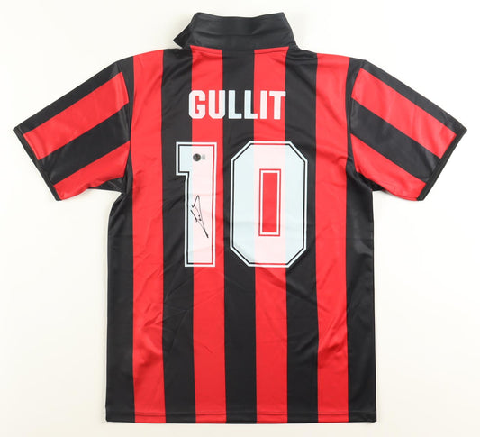 Ruud Gullit Signed AC Milan Adidas Authentic Jersey (Beckett)