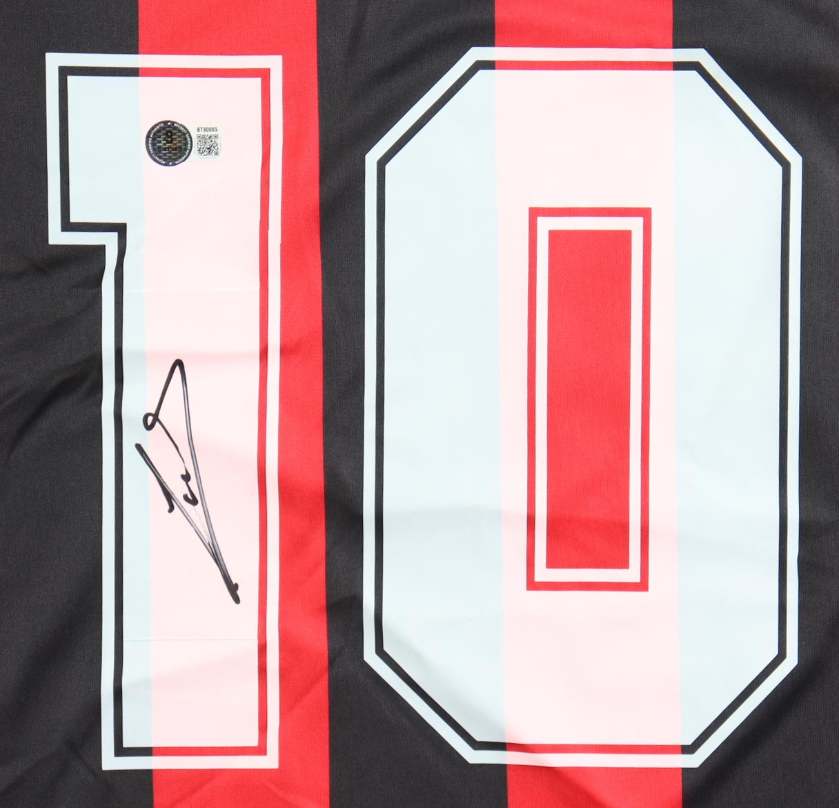 Ruud Gullit Signed AC Milan Adidas Authentic Jersey (Beckett)