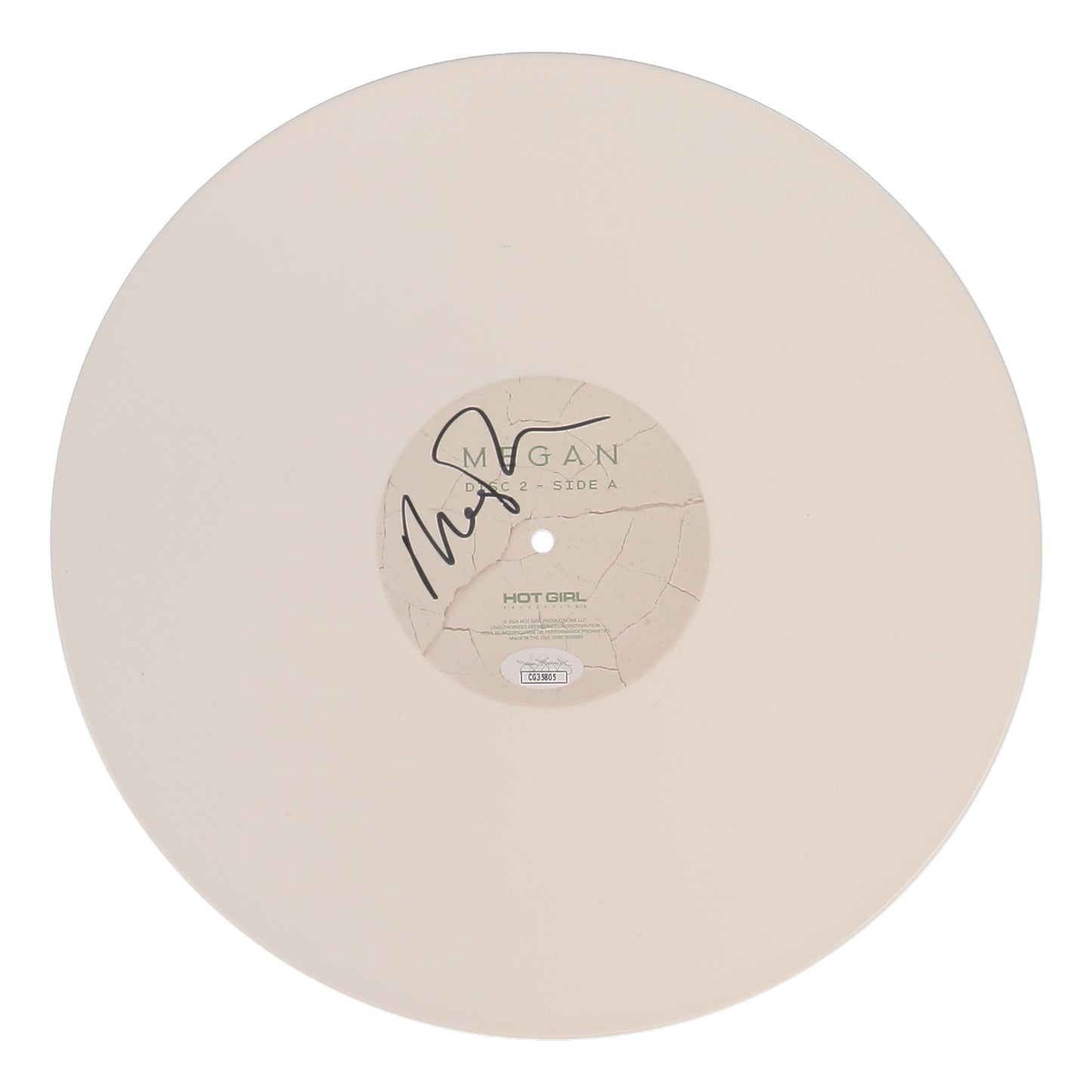 Megan Thee Stallion Signed "Megan" 12" Vinyl Record (JSA)