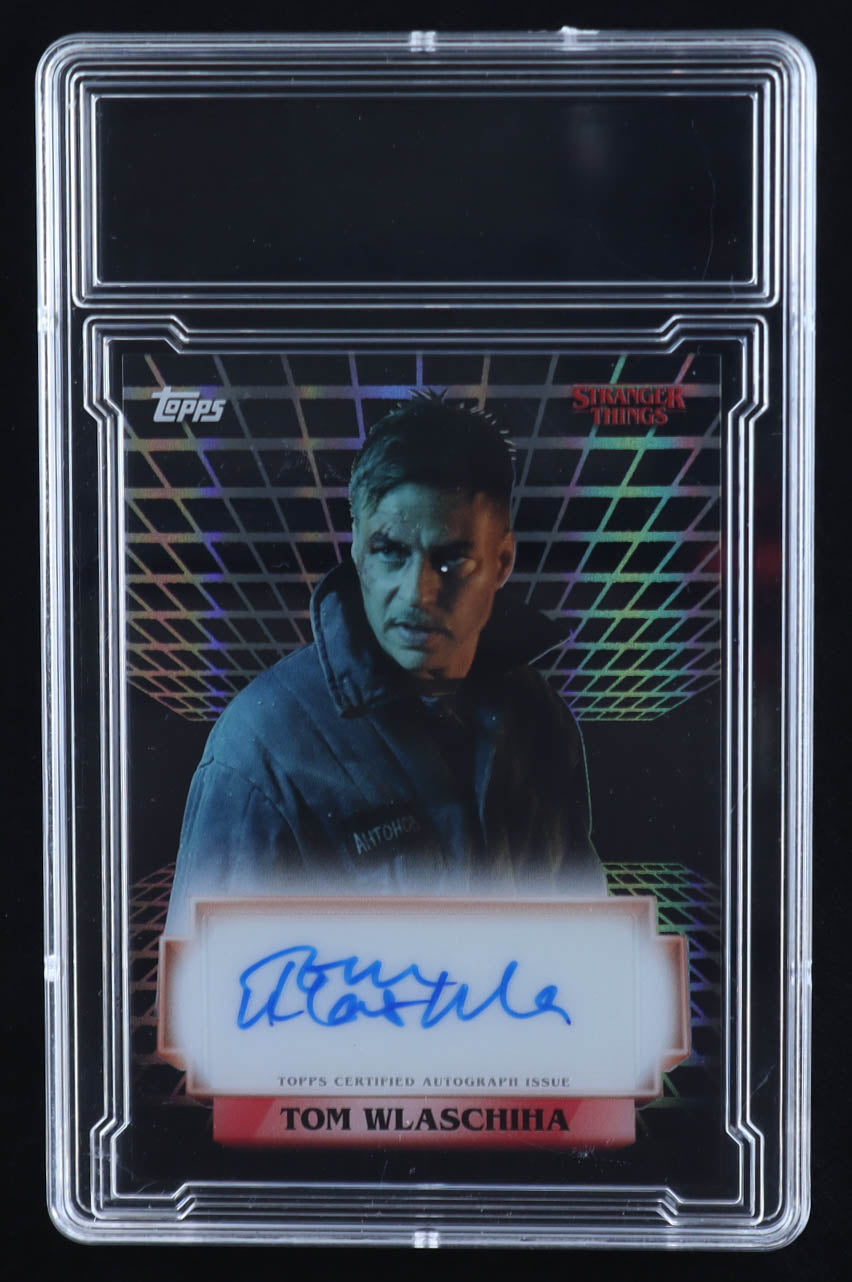 Tom Wlaschiha 2024 Topps Stranger Things High Tek Autographs #ATW Enzo Antonov