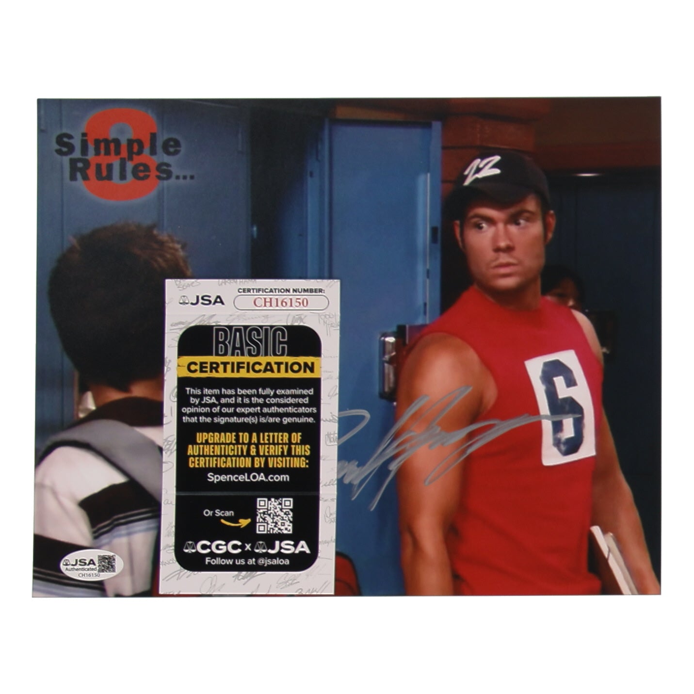 Sam Horrigan Signed "8 Simple Rules" 8x10 Photo (JSA) - Pete