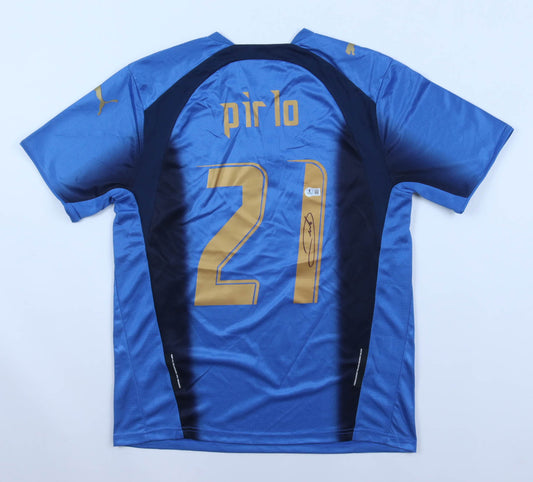Andrea Pirlo Signed Italy Puma Authentic Jersey (Beckett)