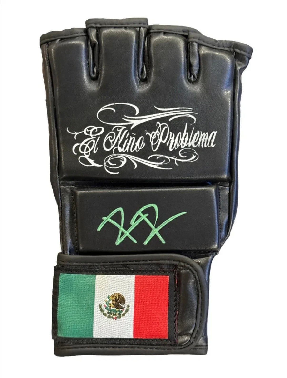 Raul Rosas Jr. Signed El Nino Problema MMA Glove (PSA)