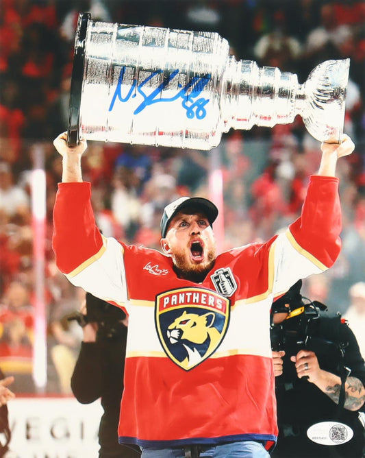 Nate Schmidt Signed Panthers 8x10 Photo (JSA) - JSA Witnessed
