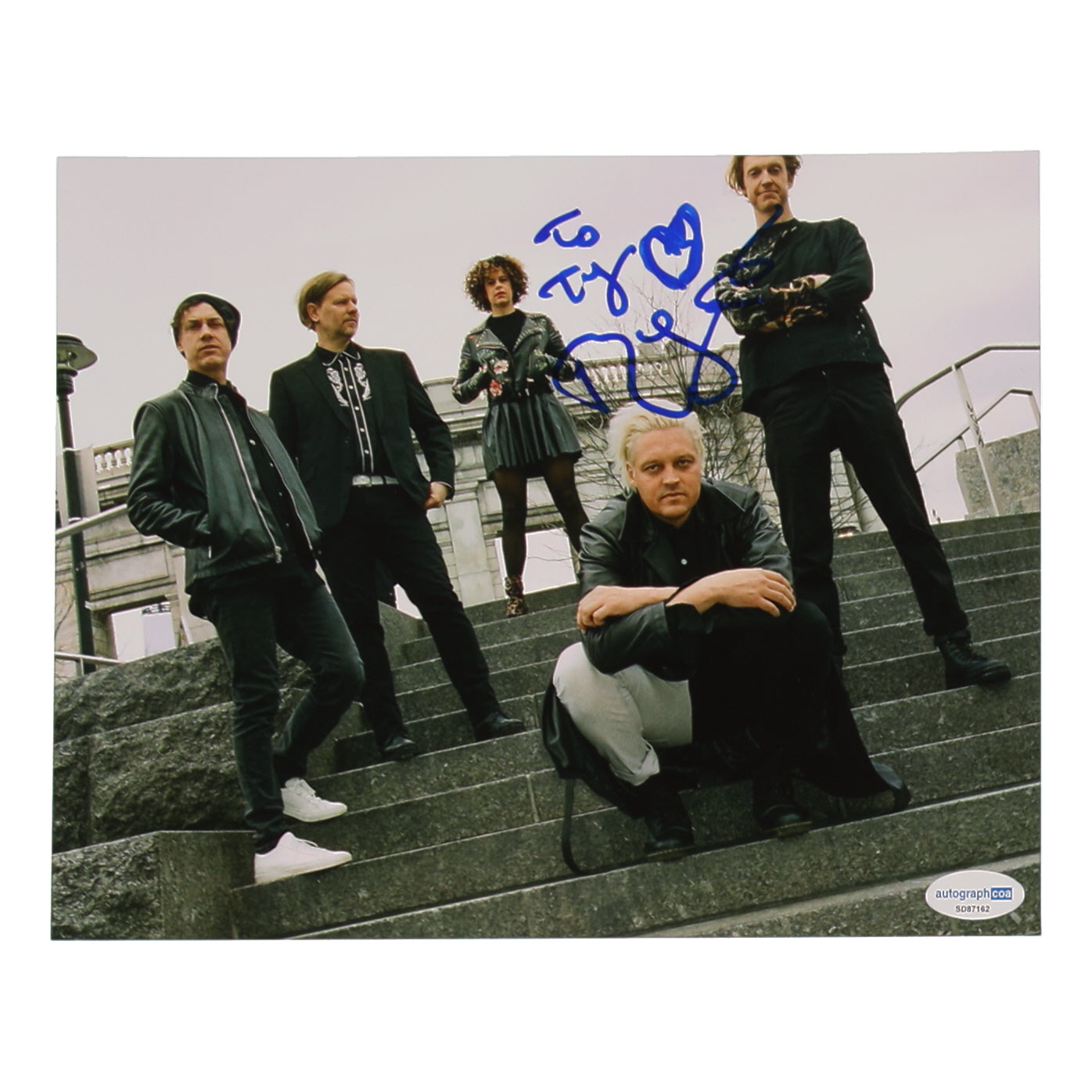Regine Chassagne Signed (ACOA) Arcade Fire 8x10 Photo - Singer and Instrumentalist