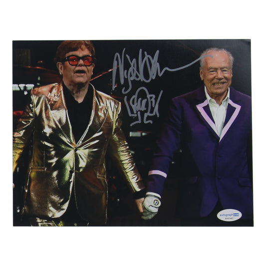 Nigel Olsson Signed (ACOA) 8x10 Photo with Hand-Drawn Sketch - Drummer for Elton John