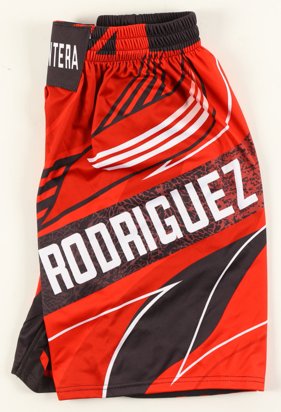 Yair Rodriguez Signed (Beckett) "El Pantera" Custom Fight Shorts - Beckett Witnessed