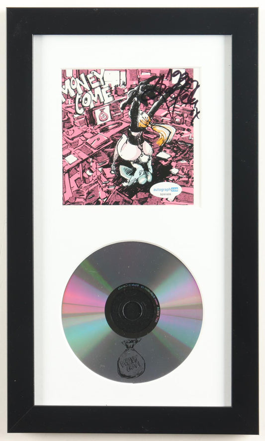 Iggy Azalea Signed (ACOA) Custom Framed "Money Come" CD Insert Display