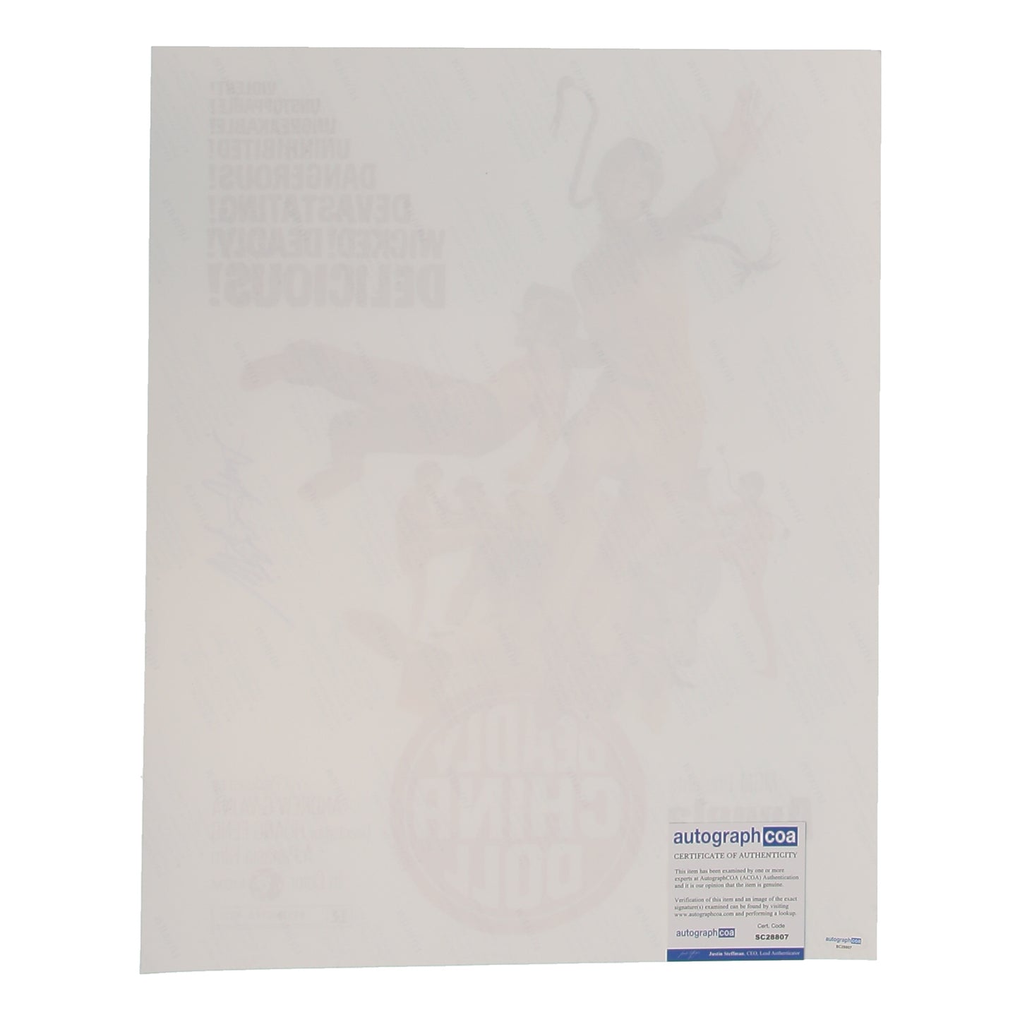 Angela Mao Ying Signed (ACOA) "Deadly China Doll" 16x20 Photo