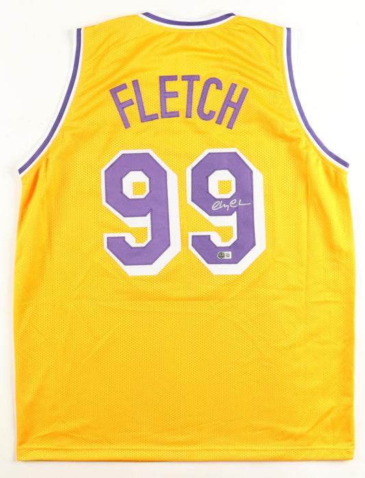 Chevy Chase Signed Jersey (Beckett) "Fletch" | Los Angeles Lakers
