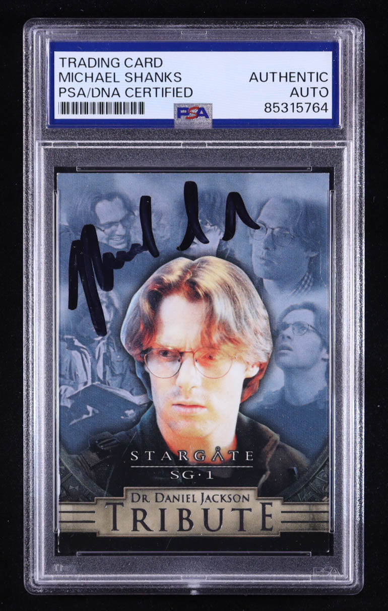 Michael Shanks Signed Dr. Daniel Jackson Tribute 2002 MGM Television Torment Of Tantalus #D1 (PSA) Autograph Graded PSA Authentic