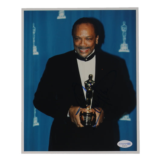 Quincy Jones Signed 8x10 Photo (ACOA)