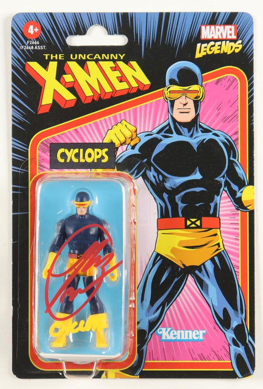 Ray Chase Signed (JSA) Marvel Legends The Uncanny X-Men Cyclops Action Figure Inscribed "Cyclops" (JSA) JSA Witnessed