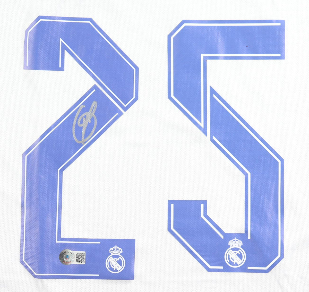 Eduardo Camavinga Signed (Beckett) Real Madrid Adidas Authentic Jersey - Beckett Witnessed
