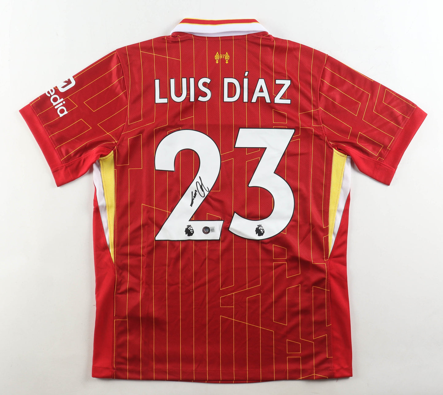 Luis Diaz Signed (Beckett) Liverpool Nike Authentic Jersey