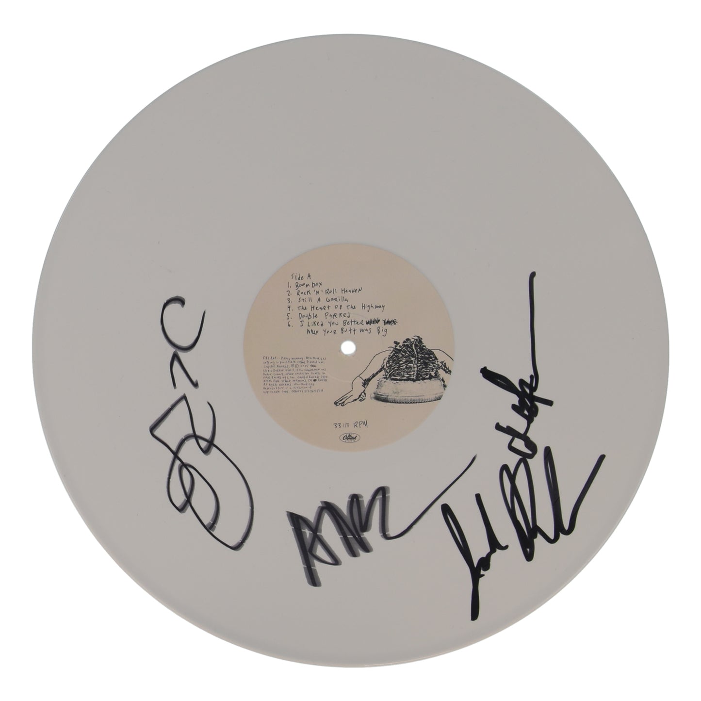 Spin Doctors "Face Full of Cake" (JSA) Vinyl Record Album Band-Signed by (4) with Chris Barron, Jack Daley