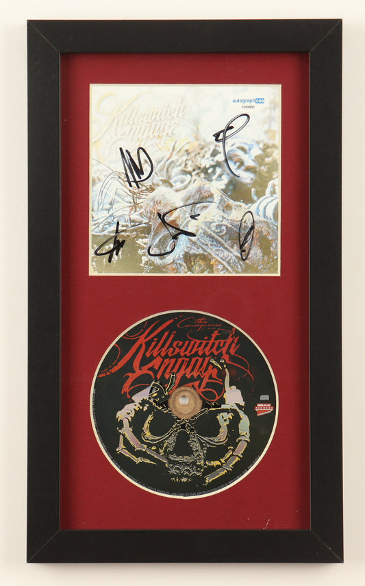 "This Consequence" Custom Framed CD Insert Display Band-Signed (ACOA) By (5) with Jese Leach, Joel Stroetzel, Justin Foley, & Mike D'Antonio - Killswitch Engage