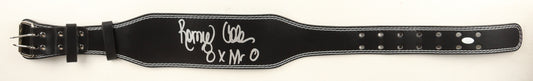 Ronnie Coleman Signed Belt Inscribed "8x Mr. O" (JSA)