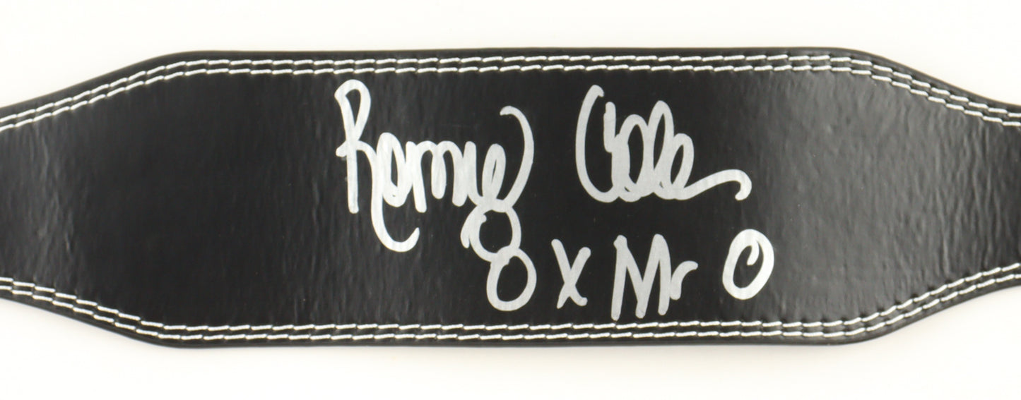 Ronnie Coleman Signed Belt Inscribed "8x Mr. O" (JSA)
