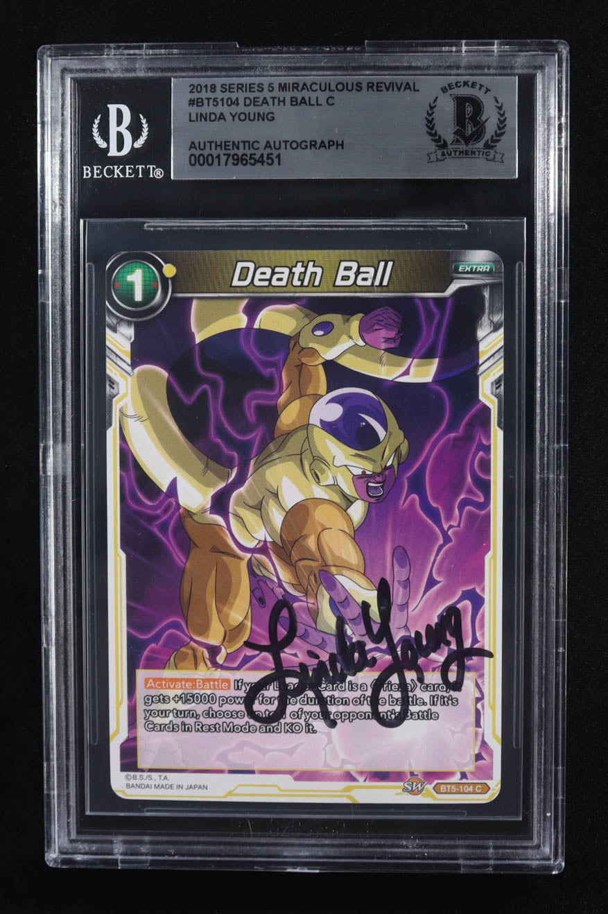 Linda Young Signed 2018 Series 5 Miraculous Revival Death Ball C #BT5104 (BGS)