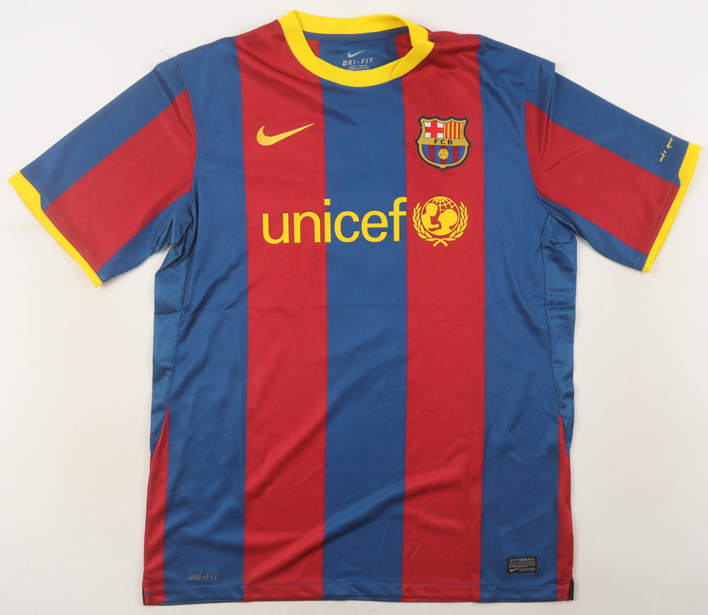 David Villa Signed (Beckett) FC Barcelona Nike Authentic Jersey - Beckett Witnessed