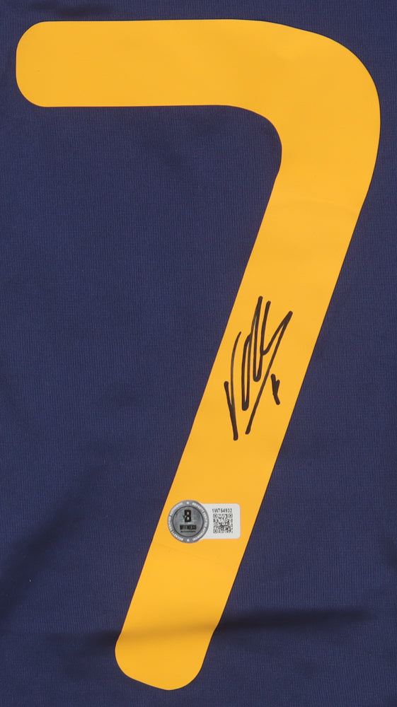 David Villa Signed (Beckett) 2010 Spain National Team Adidas Authentic Jersey - Beckett Witnessed