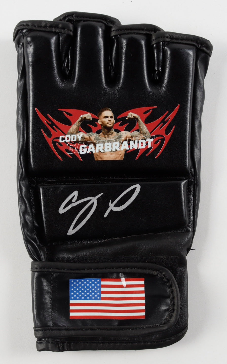 Cody Garbrandt Signed MMA Custom USA Glove (Beckett)
