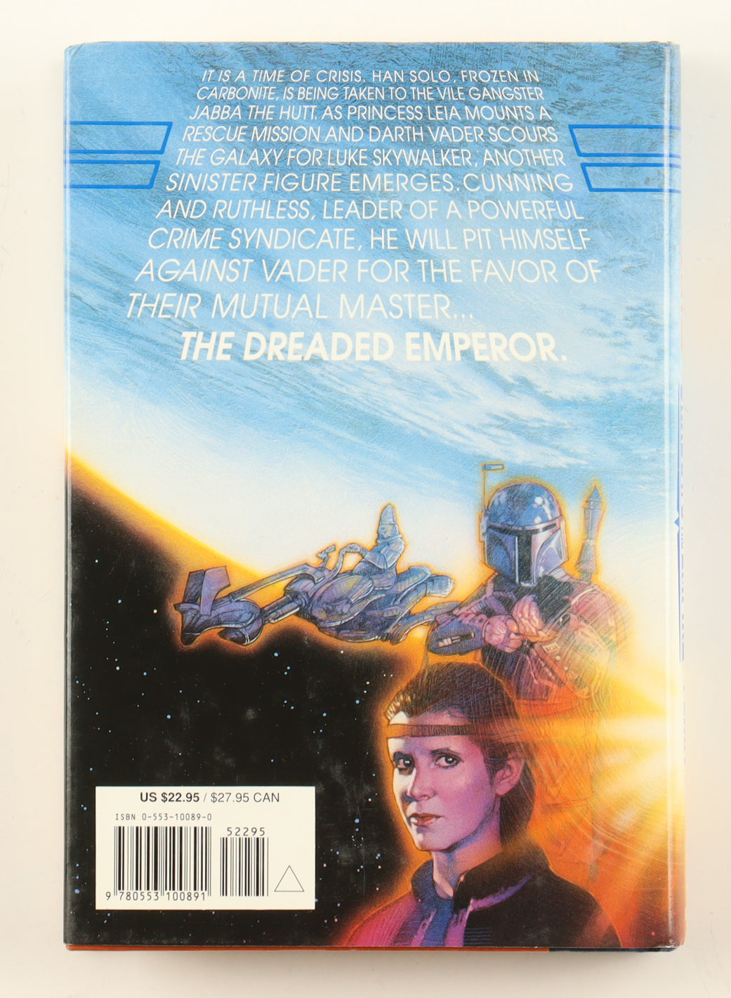 Steve Perry Signed (JSA) "Shadows of the Empire" Hardcover Book - Author of Star Wars Novels