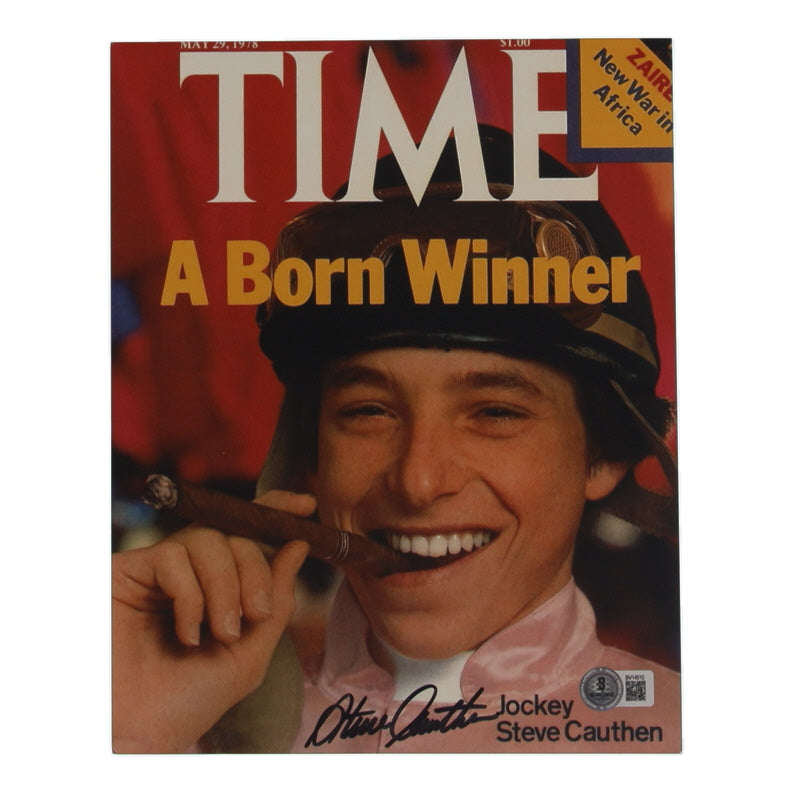 Steve Cauthen Signed 8x10 Photo (Beckett)