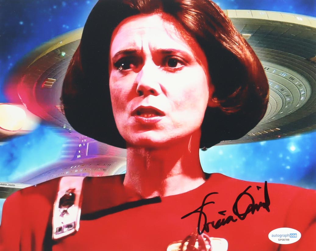 Tricia O'Neil Signed (ACOA) "Star Trek: The Next Generation" 8x10 Photo - Capt. Rachel Garrett