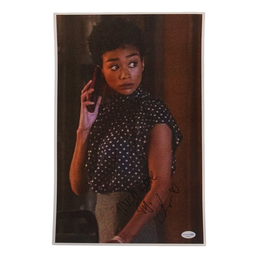 Tati Gabrielle Signed (ACOA)"You" 11x17 Photo Inscribed "Much Love"
