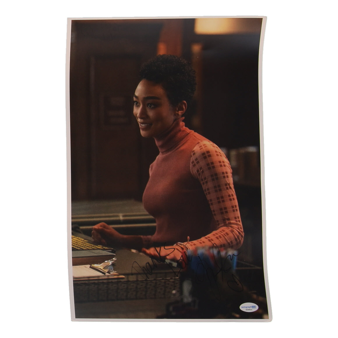 Tati Gabrielle Signed (ACOA) "You" 11x17 Photo Inscribed "Thanks, Love" - Marienne Bellamy