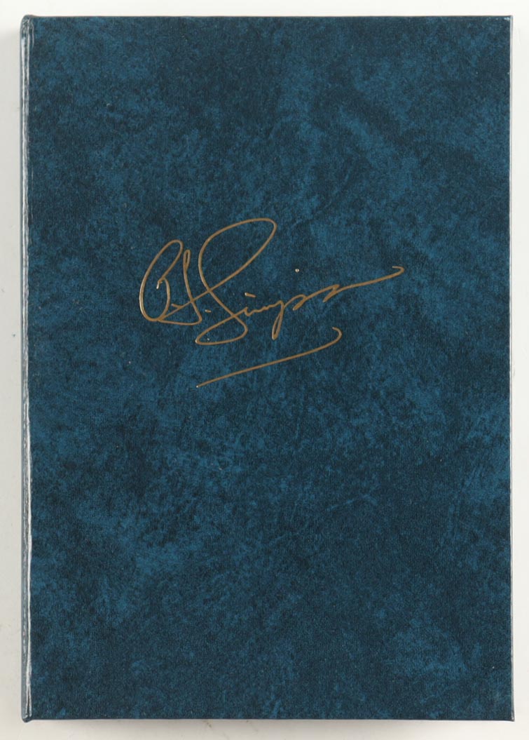 OJ Simpson Signed LE "I Want to Tell You" Hardback Book (Little, Brown and Company Publishing) Limited Edtion #/ 3000