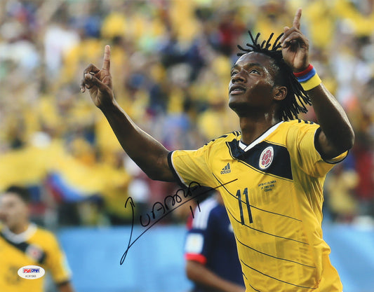 Juan Cuadrado Signed Team Colombia 11x14 Photo (PSA)