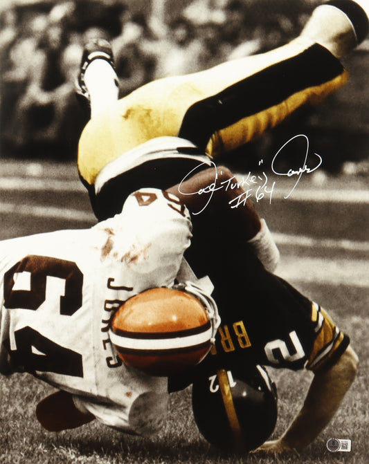 Joe "Turkey" Jones Signed Browns 16x20 Photo (Beckett)