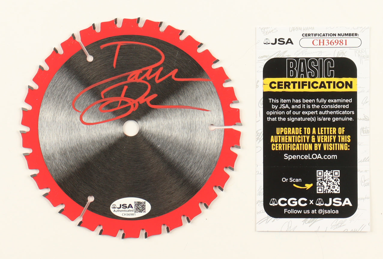 Darren Lynn Bousman Signed "Saw" Buzzsaw Blade (JSA)