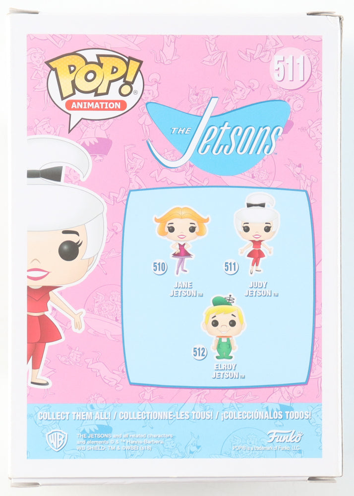 Danica McKellar Signed (Beckett) "The Jetsons" #511 Judy Jetson Funko Pop! Vinyl Figure - Voice of Judy Jetson in The Jetsons & WWE: Robo-WrestleMania! | Beckett Witnessed