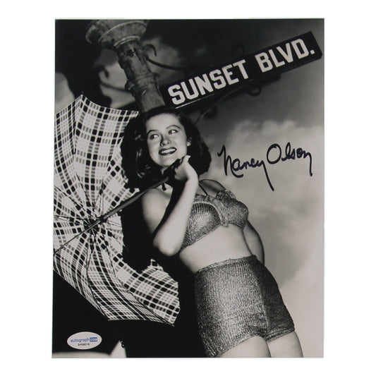 Nancy Olson Signed "Sunset Boulevard" 8x10 Photo (ACOA)