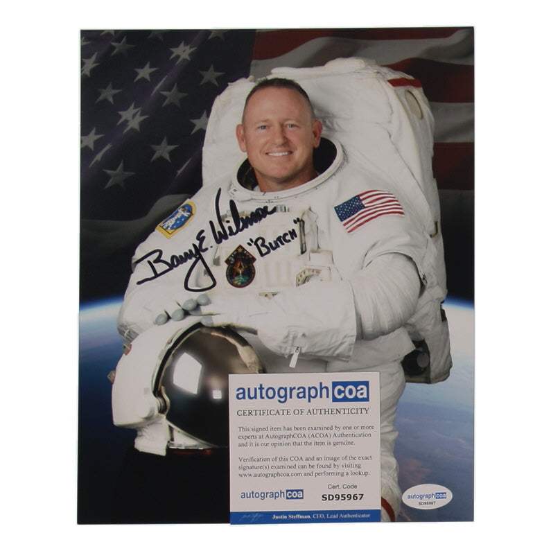 Barry "Butch" Wilmore Signed NASA 8x10 Photo (ACOA) - Nasa Astronaut