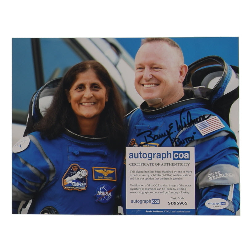 Barry "Butch" Wilmore Signed NASA 8x10 Photo (ACOA) Astronaut