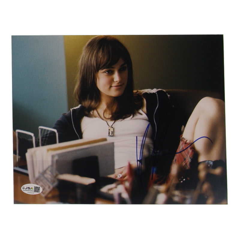 Keira Knightley Signed "Domino" 8x10 Photo (JSA) - Domino Harvey