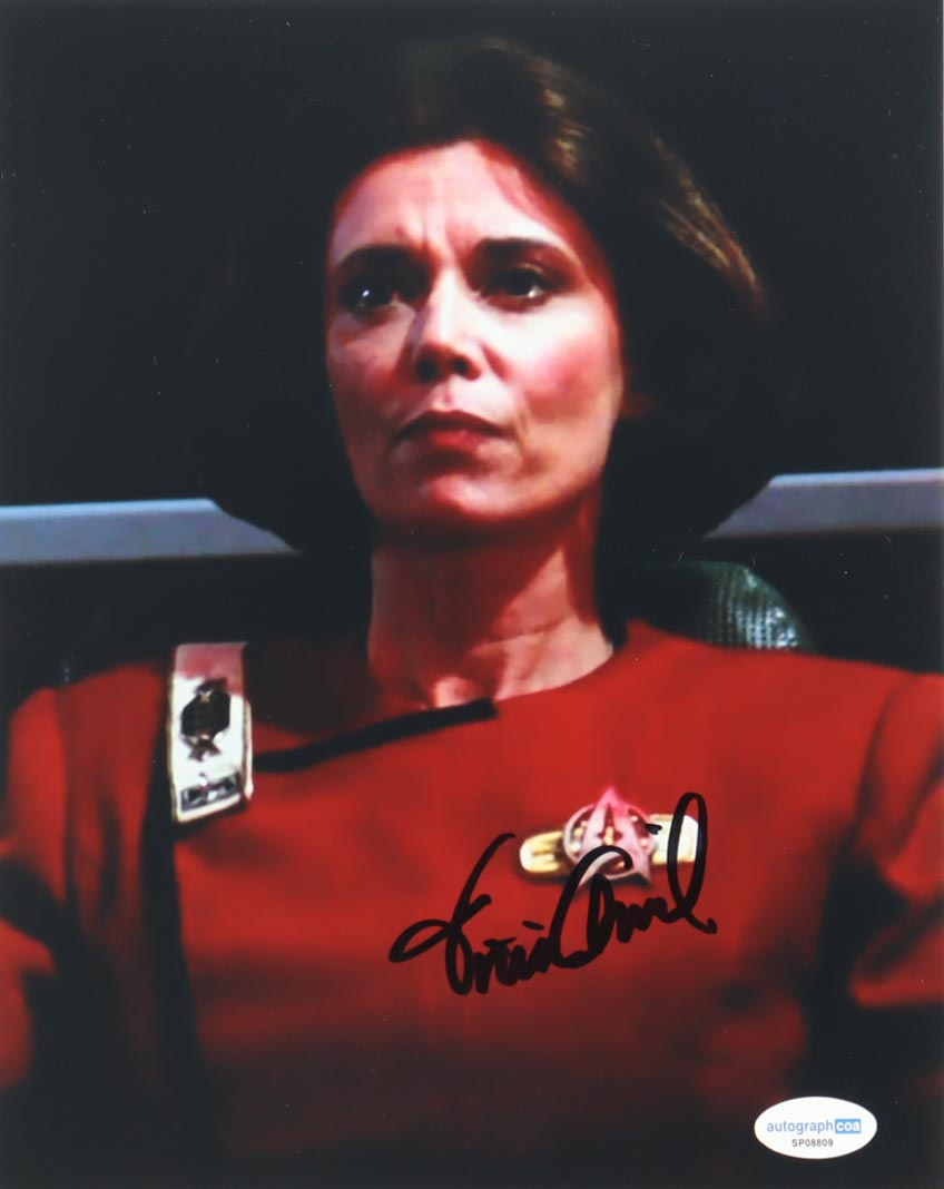 Tricia O'Neil Signed "Star Trek" 8x10 Photo (ACOA) - Captain Rachel Garrett