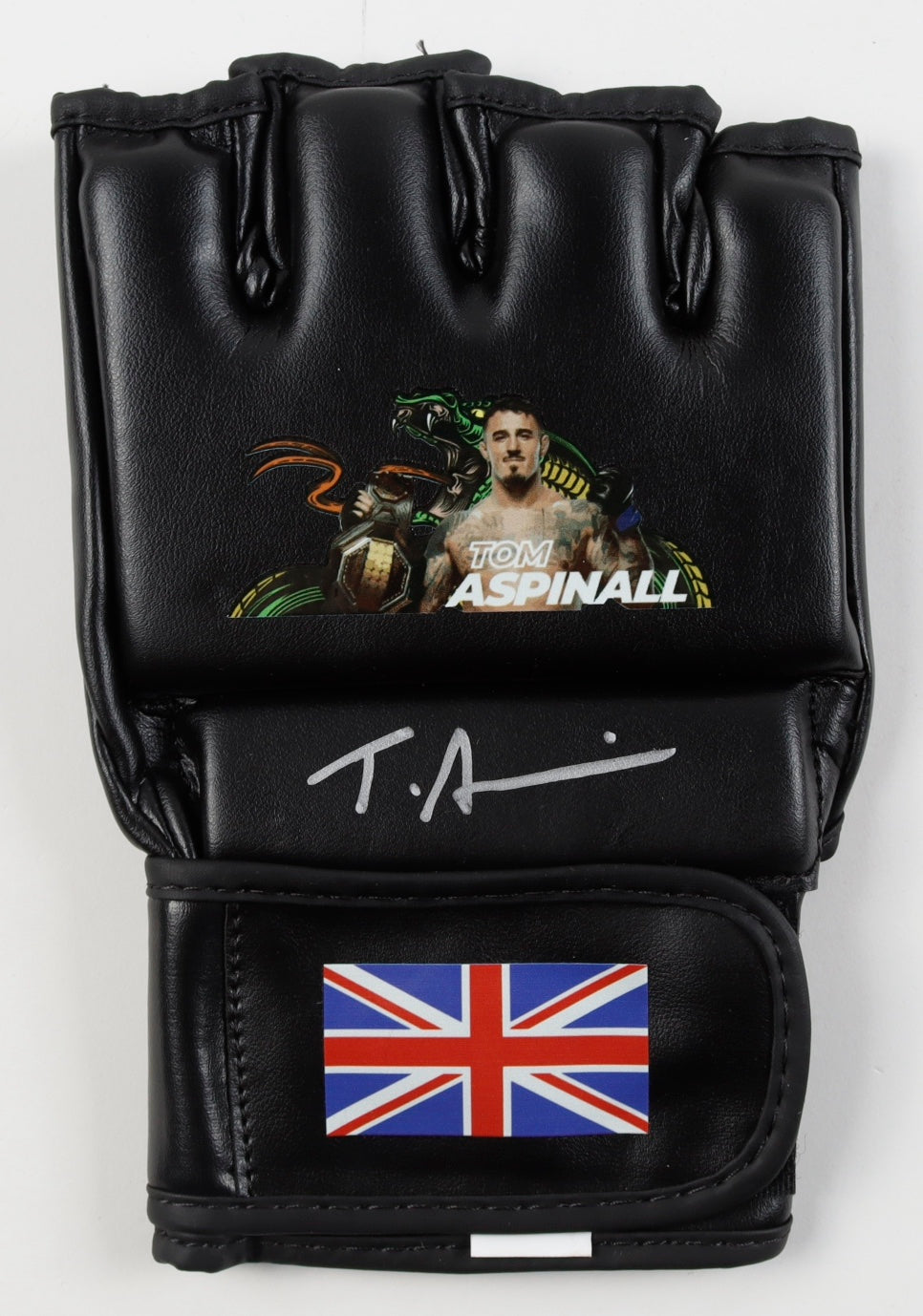 Tom Aspinall Signed Custom Great Britain MMA Glove (Beckett)