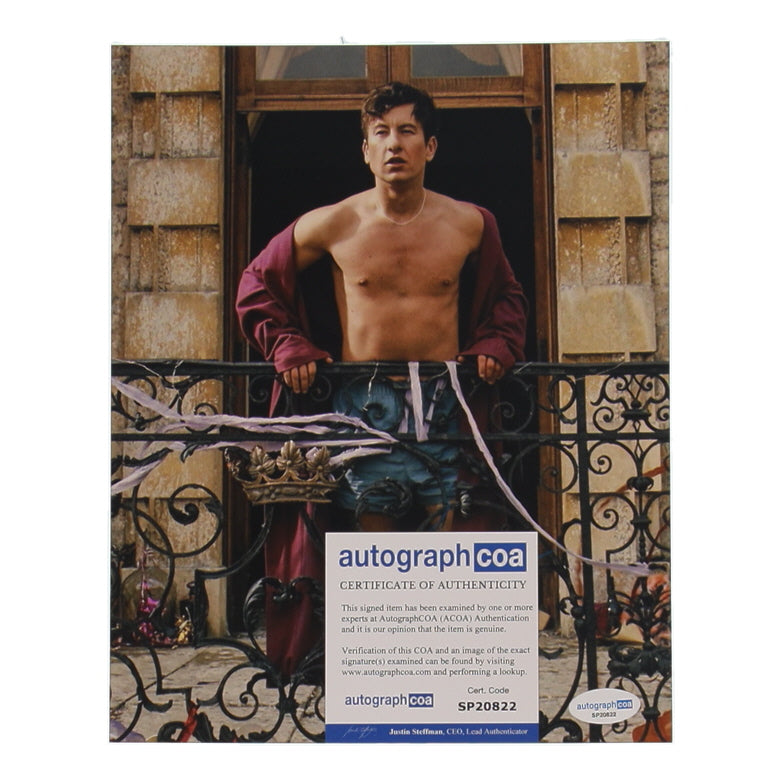 Barry Keoghan Signed "Saltburn" 8x10 Photo (ACOA) - Oliver Quick