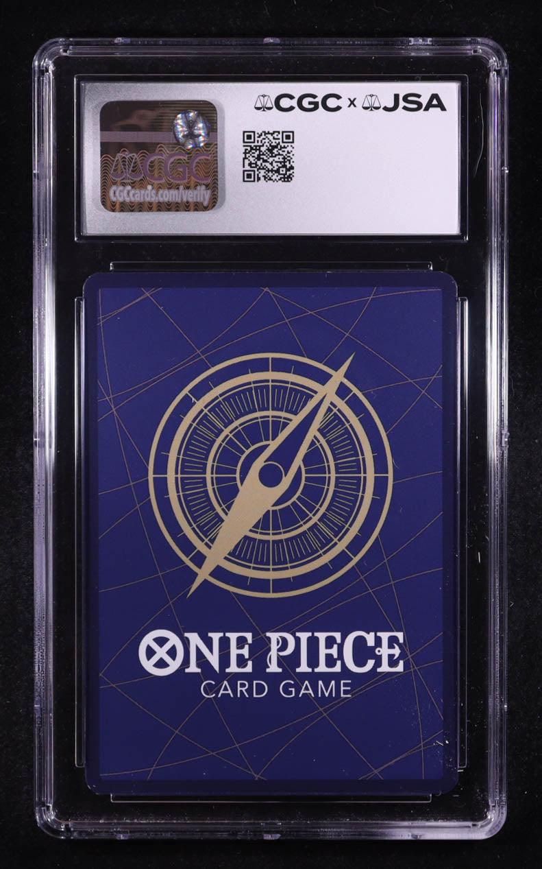 Taz Skylar Signed 2024 Sanji One Piece Emperors in New World C #OP09-028 (CGC 9 | Autograph Graded CGC 9) Super Rare | Autograph Graded CGC 9